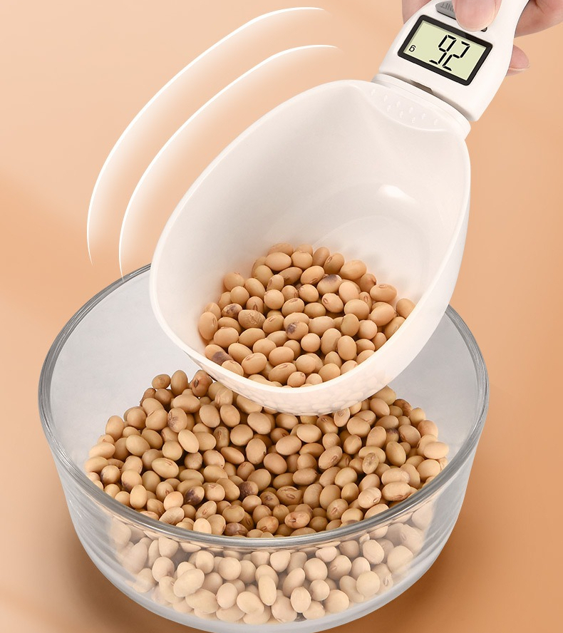 Portion Scale Digital - ช้อนตวงอาหารสัตว์เลี้ยงแบบดิจิตอล LCD สำหรับควบคุมปริมาณอาหารให้สุนัขและแมว