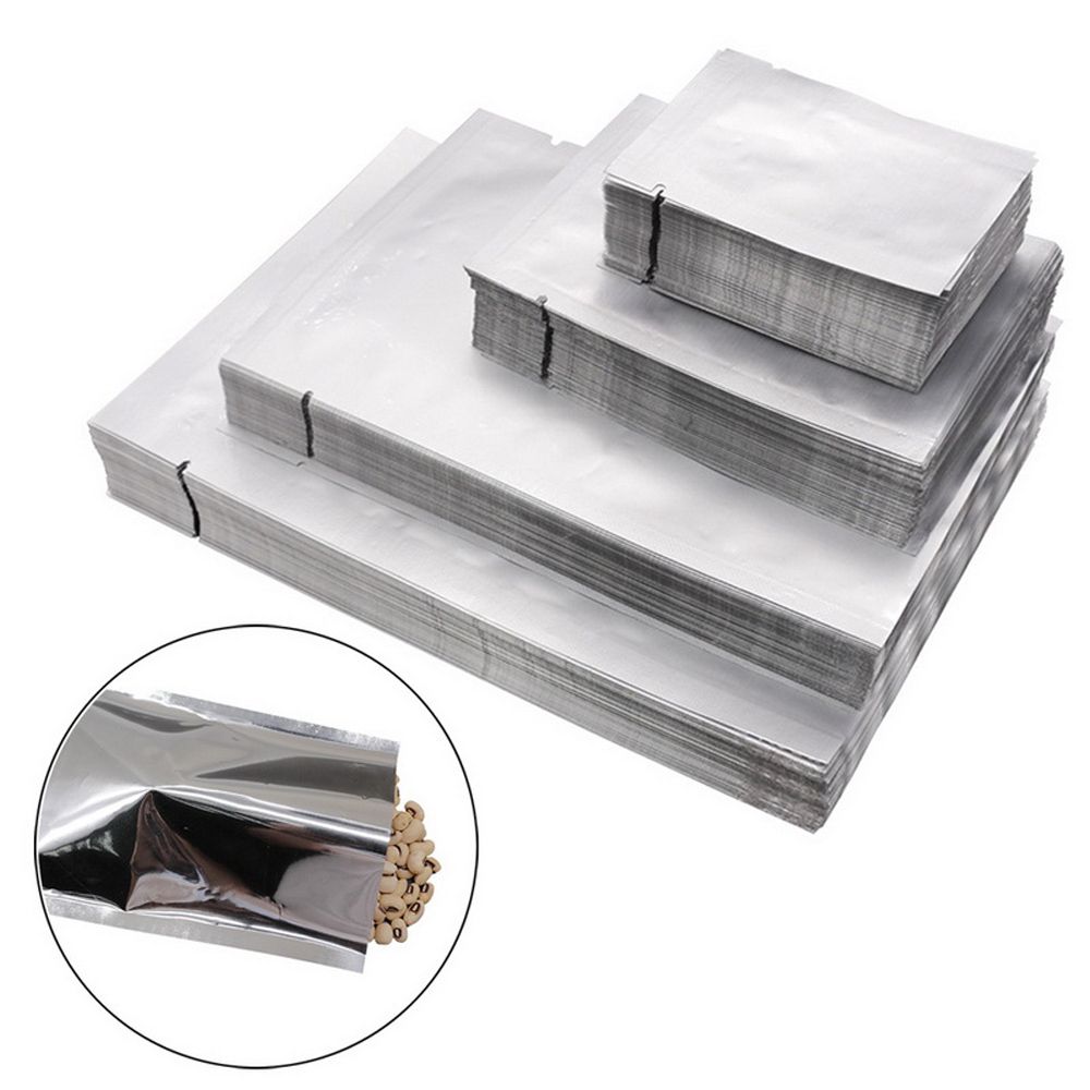 Meal Prep Vacuum Seal - ถุงซีลสูญญากาศสำหรับเก็บอาหาร เกรดอาหาร กันน้ำ 100 ชิ้น ถุงฟอยล์อลูมิเนียม