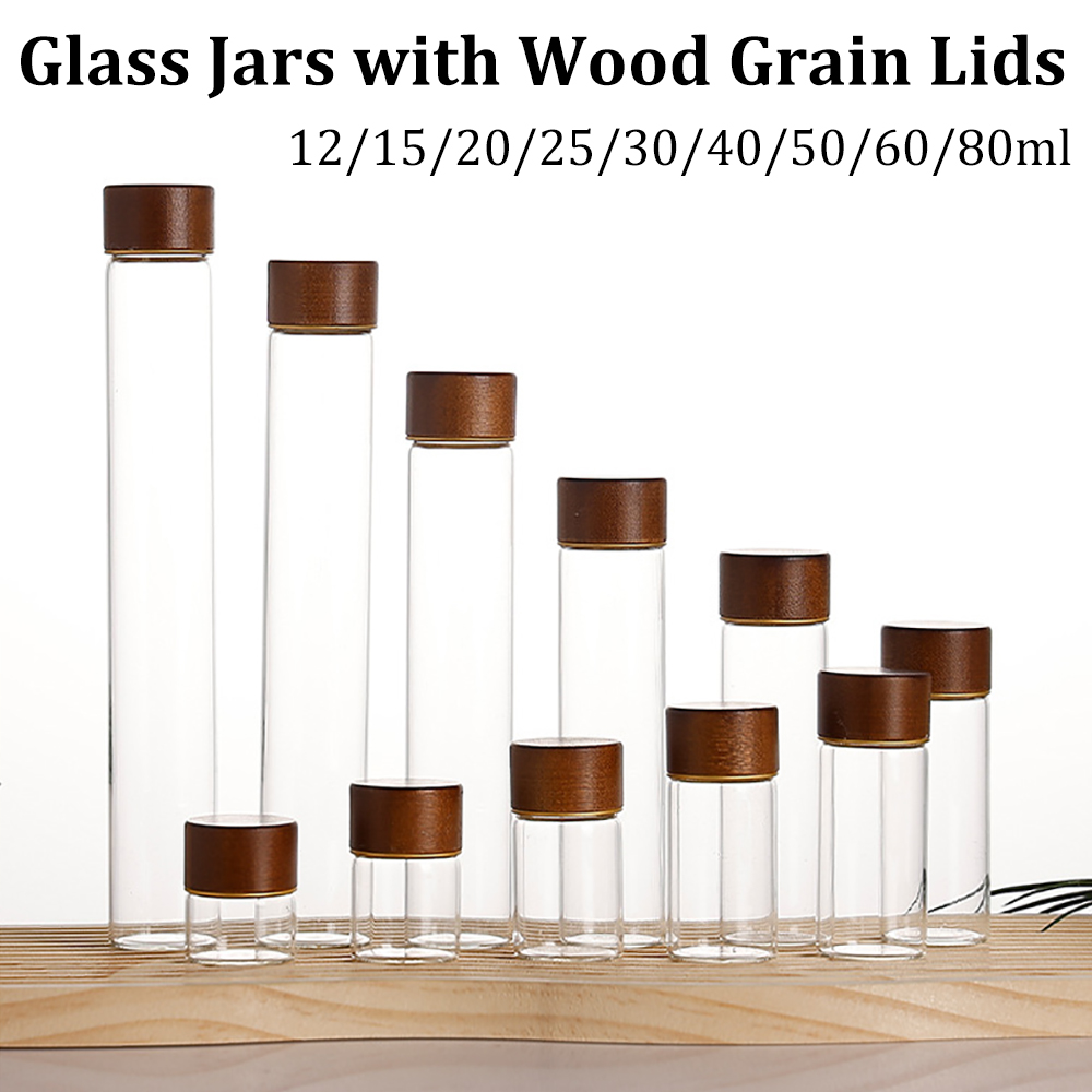 Meal Prep Glass Containers - ขวดแก้วใส่เครื่องเทศ ภาชนะใส่เครื่องปรุงรส ขวดแก้วขนาดเล็กพร้อมฝาปิด ถั่วกาแฟ ที่เก็บอาหารสุญญากาศ กระป๋องสำหรับห้องครัว
