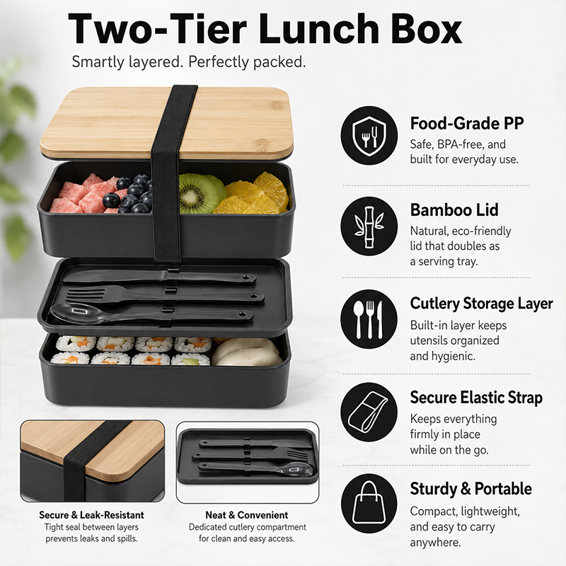 กล่องอาหารกลางวันแบบสองชั้นสไต - Meal Prep Japanese Food บทวิจารณ์และราคา