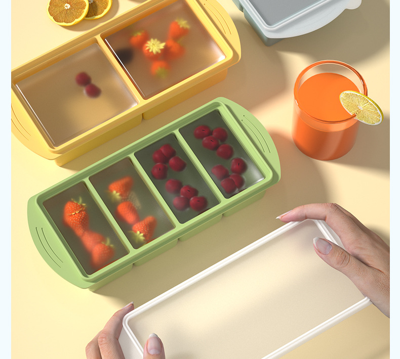 ถาดซิลิโคนสำหรับแช่แข็งขนาด 10 - Meal Prep Chia Pudding บทวิจารณ์และราคา
