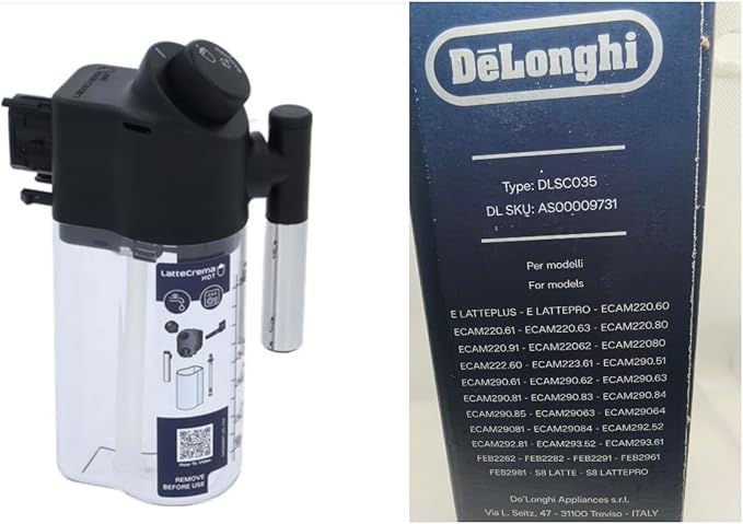 เดอลองกี้ ภาชนะใส่นมสำหรับเครื - Delonghi Espresso Magnifica บทวิจารณ์และราคา