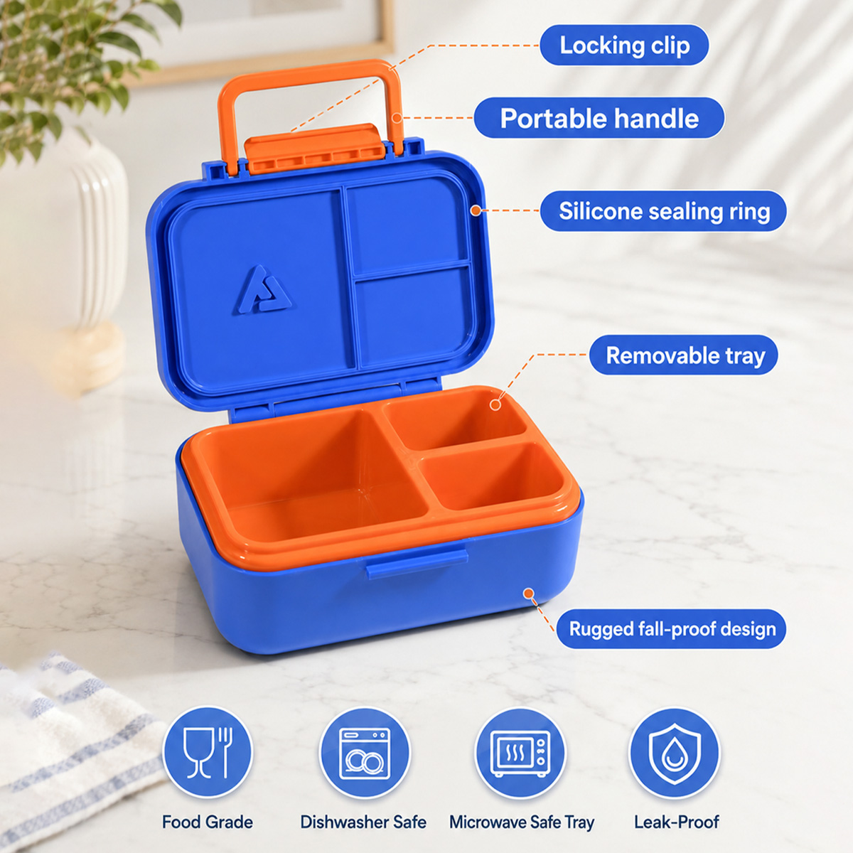 กล่องข้าวเบนโตะพร้อมกระติกน้ำส - Meal Prep Co บทวิจารณ์และราคา