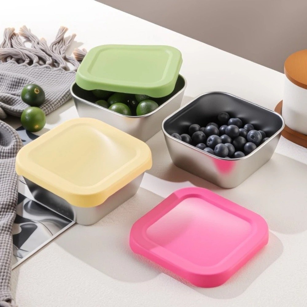 กล่องถนอมอาหารสแตนเลสพร้อมฝาซิ - Meal Prep With Rice บทวิจารณ์และราคา