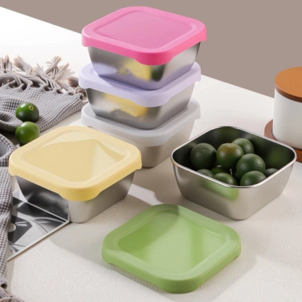กล่องถนอมอาหารสแตนเลสพร้อมฝาซิ - Meal Prep With Rice บทวิจารณ์และราคา