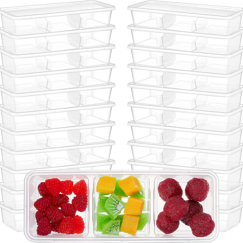 【กล่องใส่อาหาร 3 ช่อง 25 ชิ้น】 - Meal Prep Japanese Food บทวิจารณ์และราคา