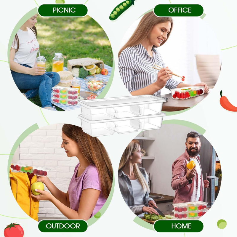 【กล่องใส่อาหาร 3 ช่อง 25 ชิ้น】 - Meal Prep Japanese Food บทวิจารณ์และราคา