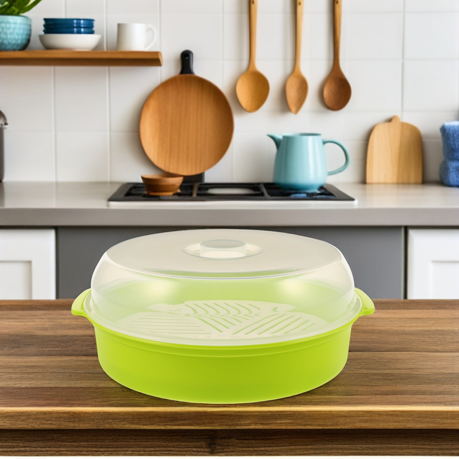 ชามนึ่งไมโครเวฟพร้อมฝาปิด ทนคว - Meal Prep With Rice บทวิจารณ์และราคา