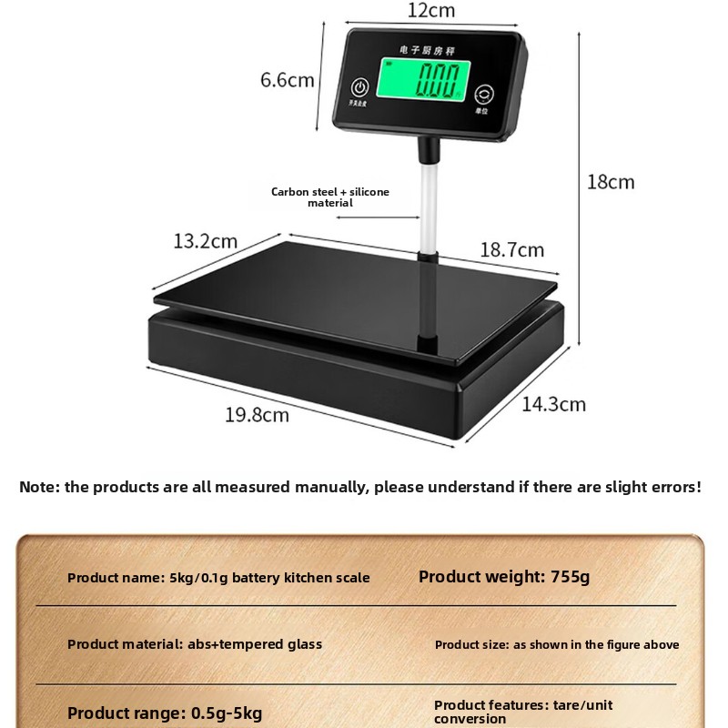 เครื่องชั่งดิจิตอลความแม่นยำสู - Portion Scale Digital บทวิจารณ์และราคา