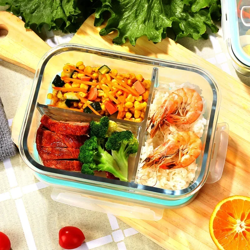 กล่องถนอมอาหารแก้ว ทนความร้อนส - Meal Prep Glass Containers บทวิจารณ์และราคา