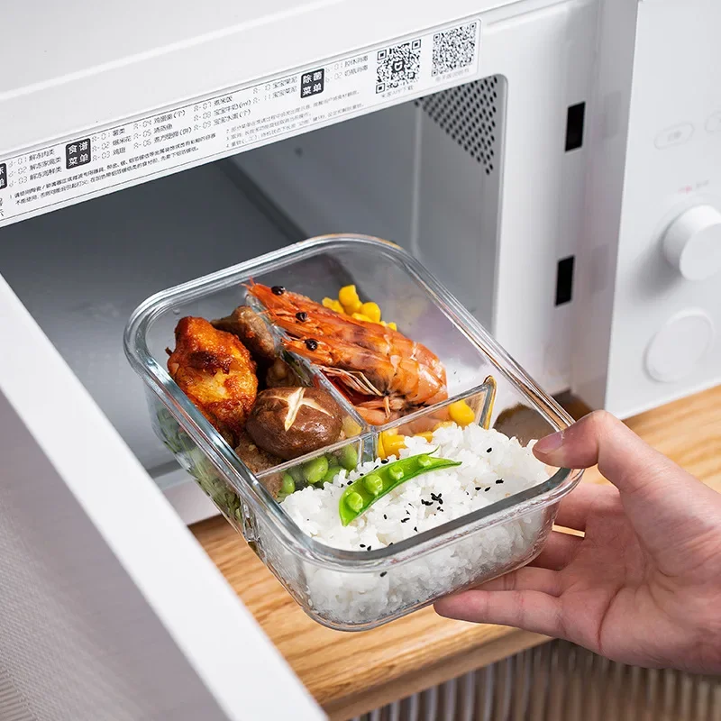 กล่องถนอมอาหารแก้ว ทนความร้อนส - Meal Prep Glass Containers บทวิจารณ์และราคา