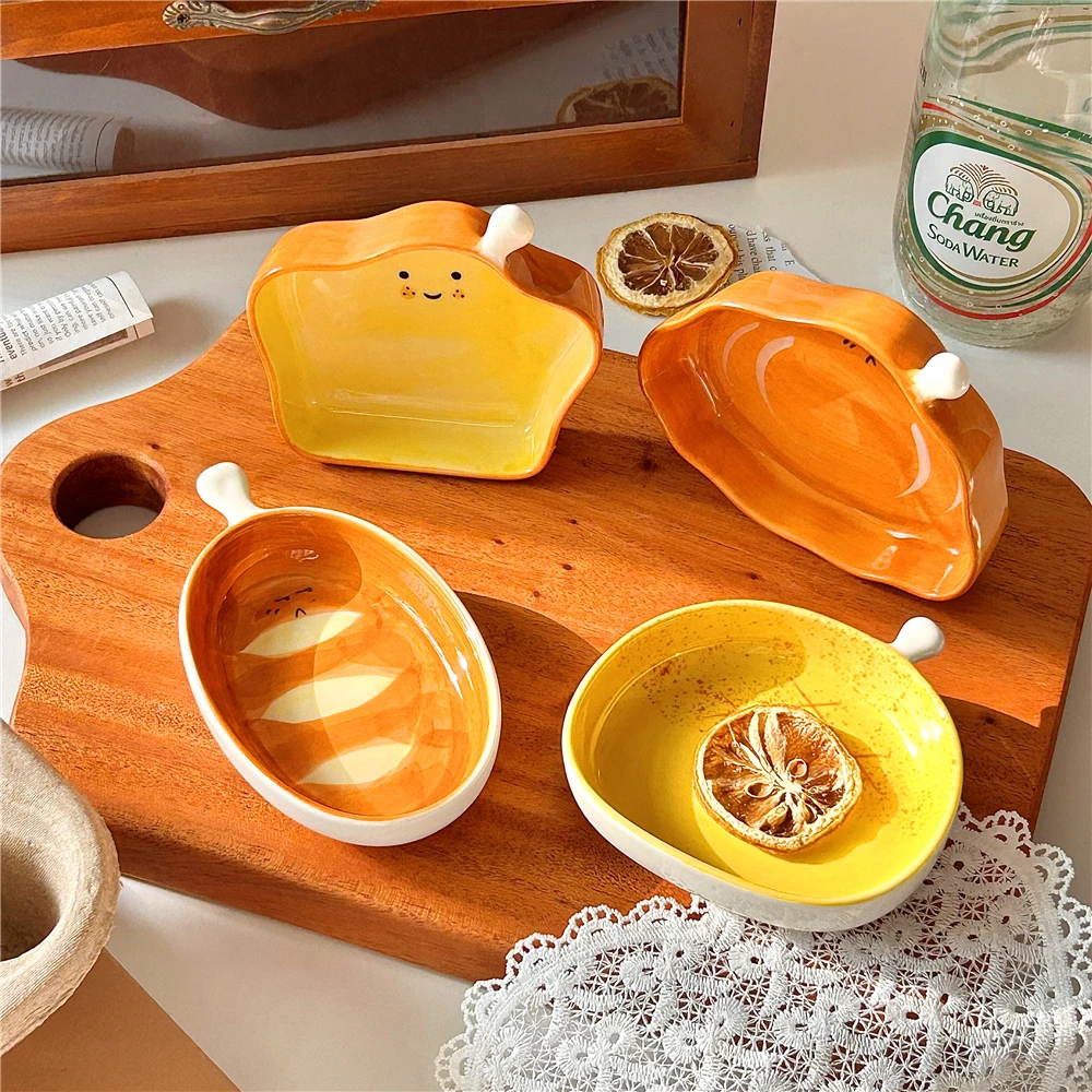 Creative ขนมปังรูปจานเซรามิค,จ - Sauce Dipping Cup บทวิจารณ์และราคา