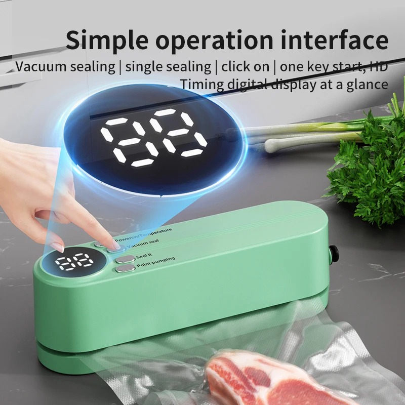 เครื่องซีลสูญญากาศไฟฟ้าแบบพกพา - Meal Prep Vacuum Seal บทวิจารณ์และราคา