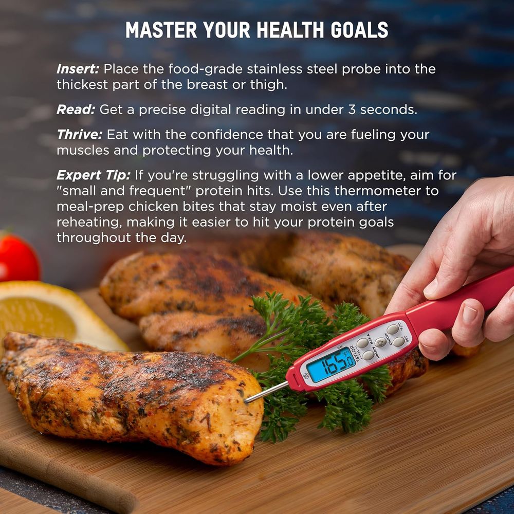 เครื่องวัดอุณหภูมิเนื้อแบบดิจิ - Meal Prep With Chicken บทวิจารณ์และราคา
