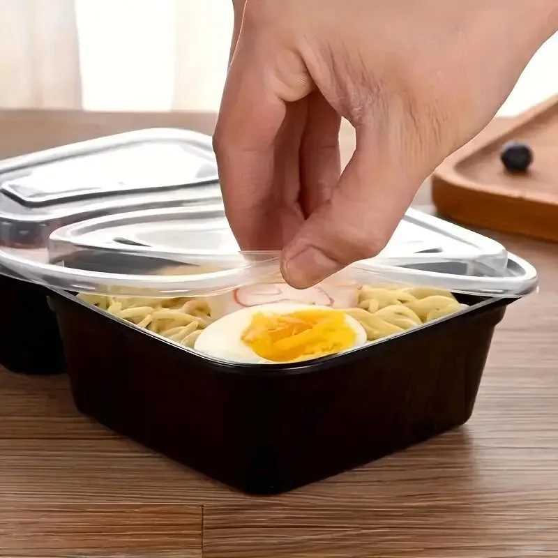 10 ชุดกล่องอาหารทิ้งพร้อมฝาปิด - Meal Prep Glass Containers บทวิจารณ์และราคา