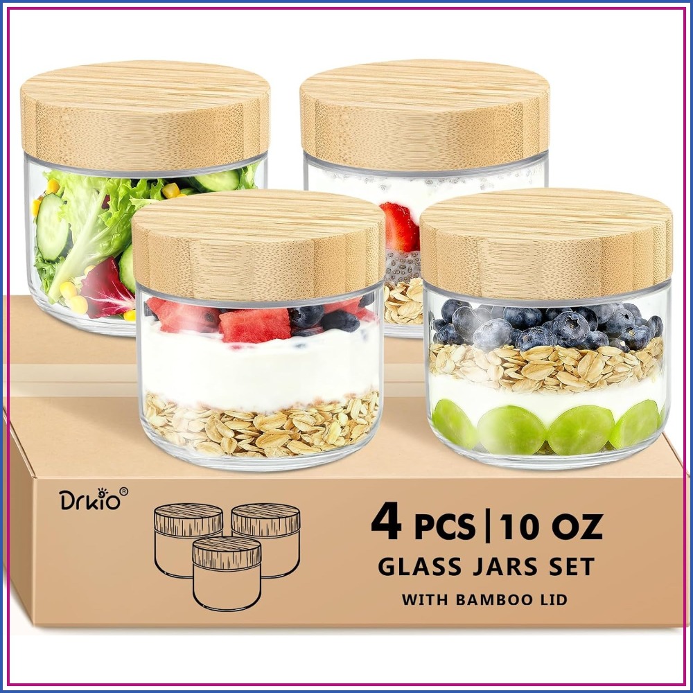 ภาชนะใส่โอ๊ตมีลแบบค้างคืนขนาด  - Meal Prep Chia Pudding บทวิจารณ์และราคา